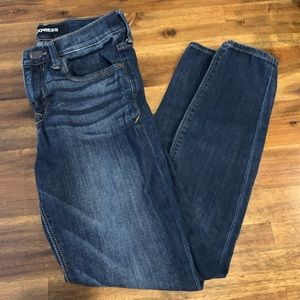 Express Stretch Legging Dark Jeans 0S